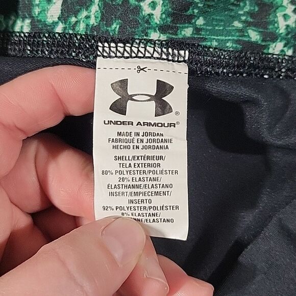 Under Armour Green Compression Capri Leggings sz X-Large - Picture 5 of 5